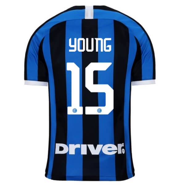 Camiseta Inter De Milán NO.15 Young Replica Primera Ropa 2019/20 Azul